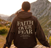 Faith Over Fear Sweatshirt ,Bible Verse Hoodie