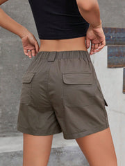 Flap Pocket Cargo Shorts